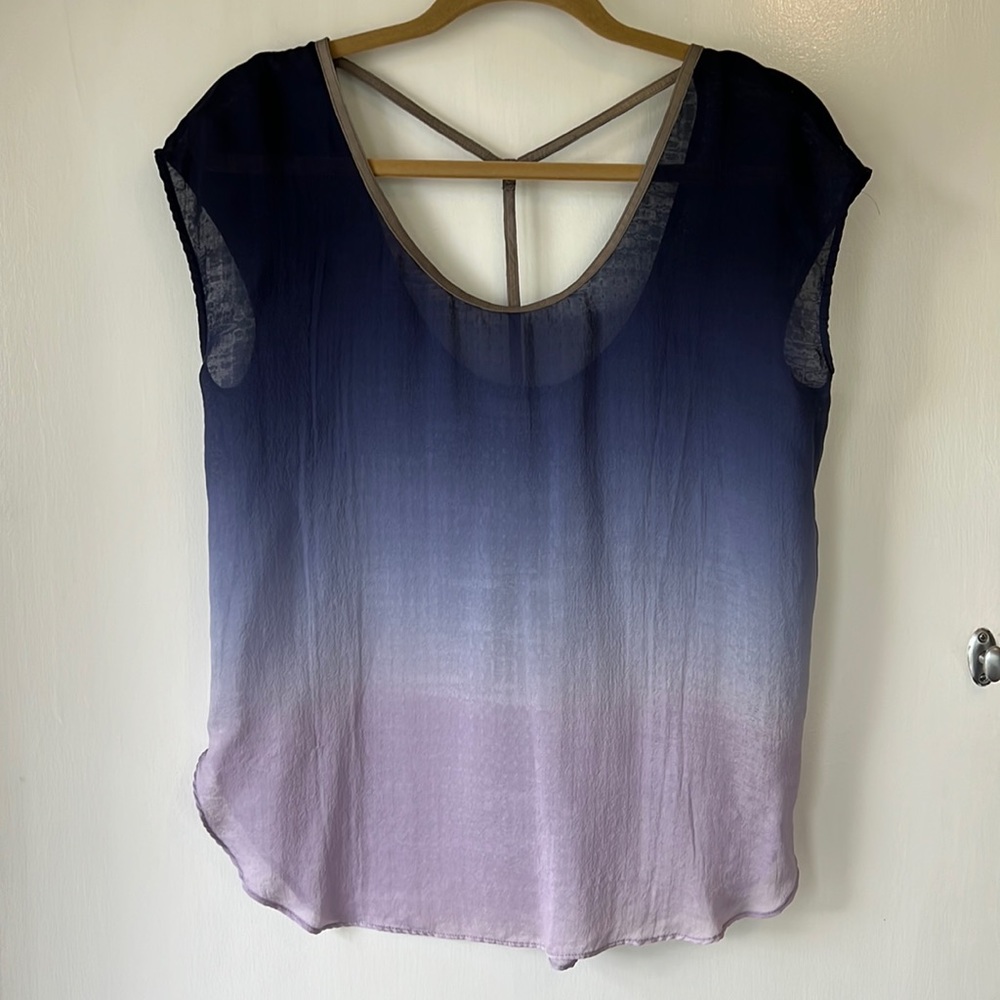 Elegant silk top.